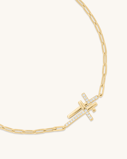 Double Cross Bracelet