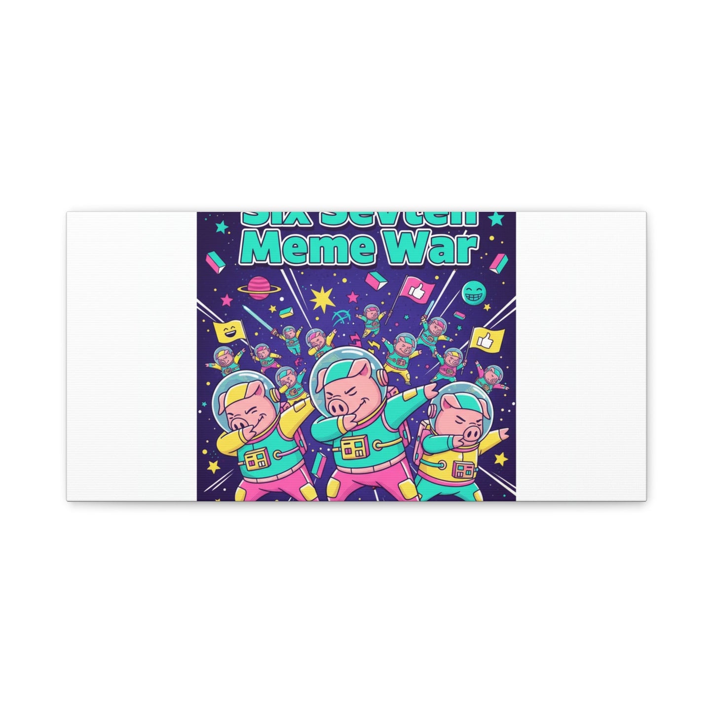 Six Sevven Meme War™ Canvas Tote | Nissspelled Edition