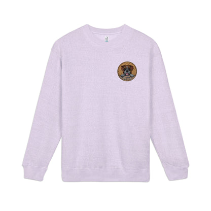 Dog Meme Nantucket Embroidered Crewneck Sweatshirt — Coastal Sealife Patch