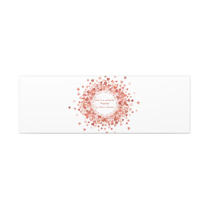 Tiny Heart Confetti Canvas | Matte Stretched Wall Art