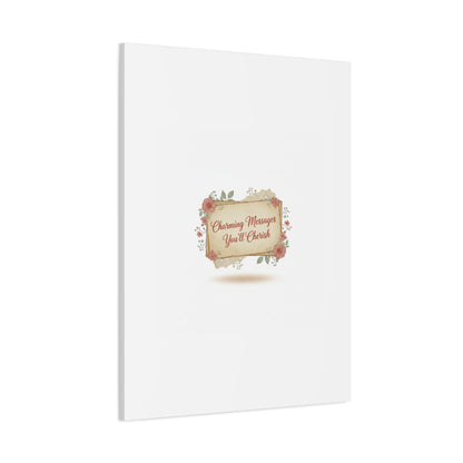 Love Letter Collage Canvas, Vintage Letter Art, Wax Seal Romance Print