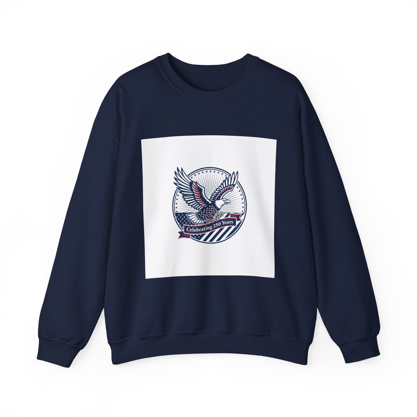 Semiquincentennial Eagle Emblem Crewneck Sweatshirt | 250th Anniversary USA 1776‑2026