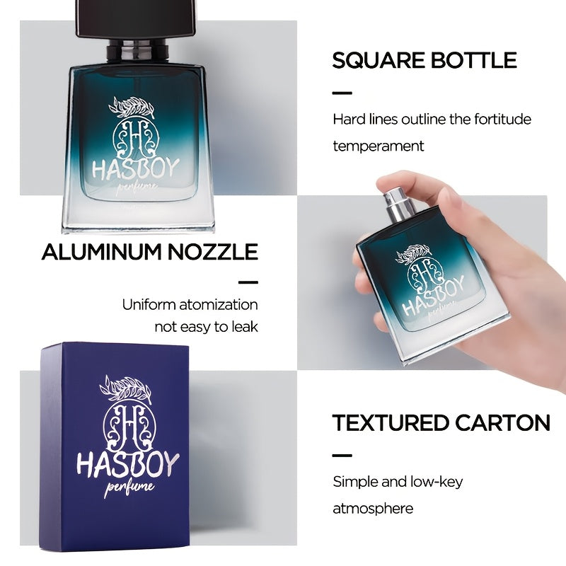 HASBOY 1.01oz Luxury Men's Eau De Toilette, Cologne for Men, Cologne, Men Cologne, Cheap Cologne, Cologne for Men, Long-lasting Fragrance, Essential for Dating, Daily Life, Business Occasions And Parties, A Perfect Gift for M