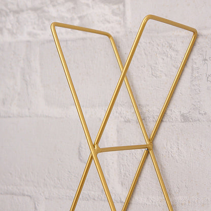Perforated Nordic Iron Wall Triangle Decorative Shelf