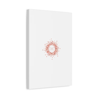 Tiny Heart Confetti Canvas | Matte Stretched Wall Art