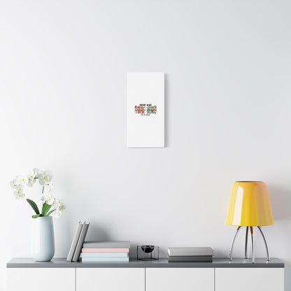 Meme War: Six vs. Seven Canvas Wall Art