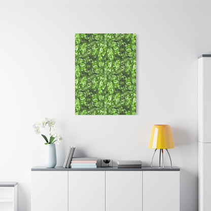 Aglaonema Pictum Canvas Print – Botanical Wall Art
