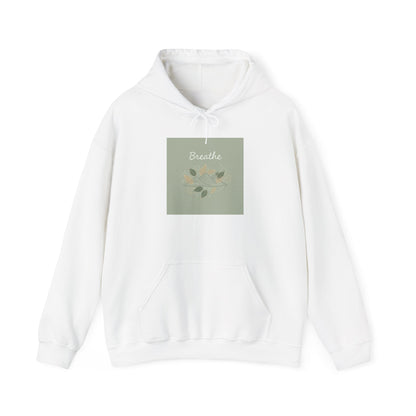 Breathe Leaf Motif Hoodie | nature vibes, forest minimal