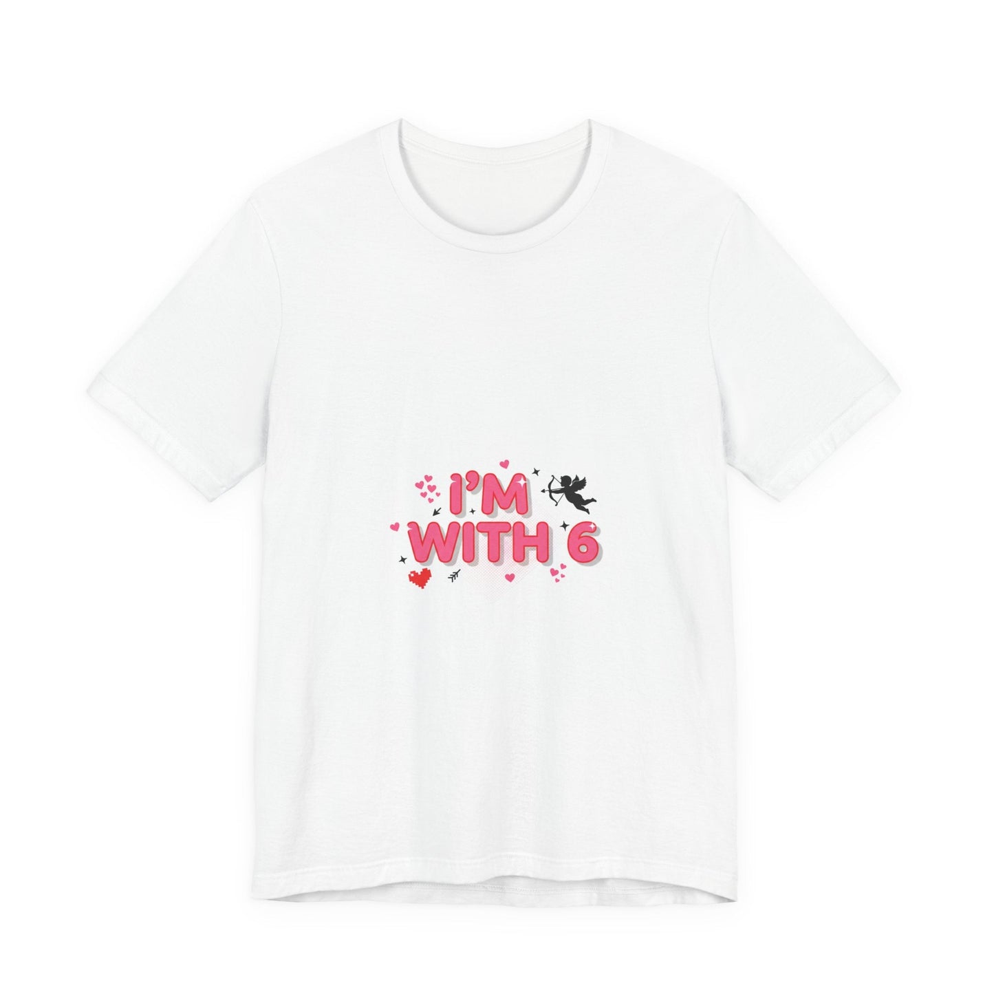 Valentine's I with 6 for 7 grid Tee