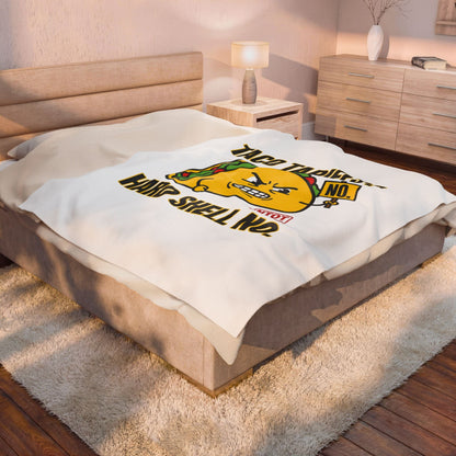 Taco Tariffs? Hard Shell No. Blanket | political taco meme, protest typography