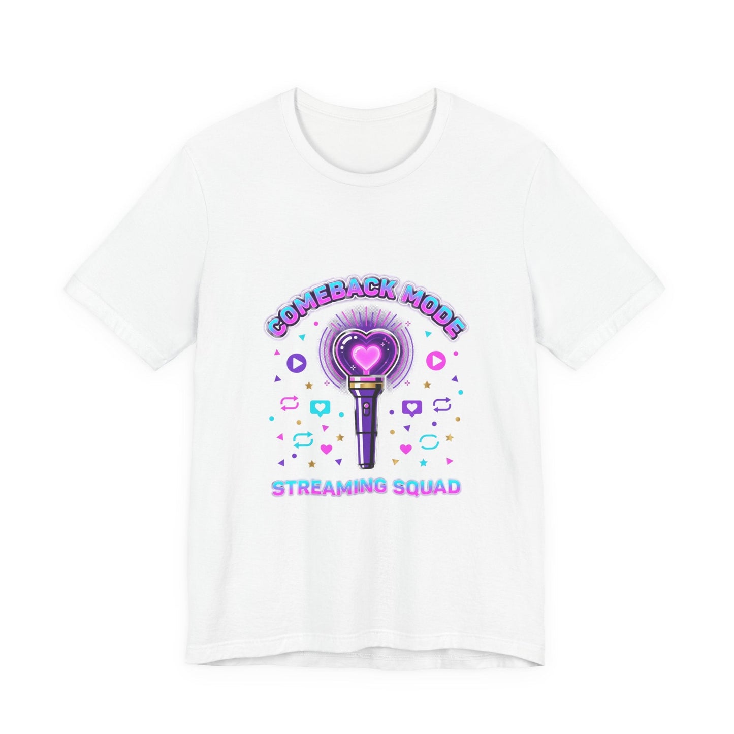 Comeback Mode Lightstick Tee | K-pop comeback, streaming squad