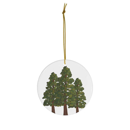 Coastal Redwood Ceramic Ornament