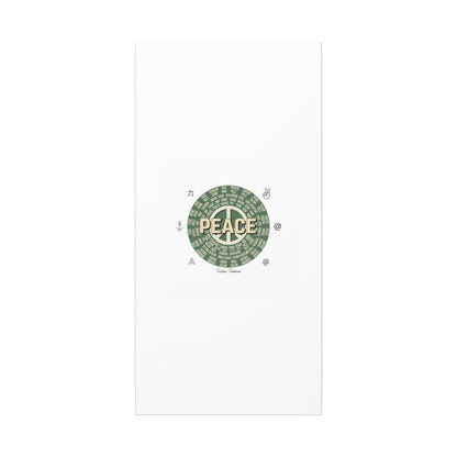 Peace doodle canvas | hand drawn sketch aesthetic, handwritten message
