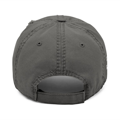 Embroidered 'love is a universal language' Distressed Dad Hat