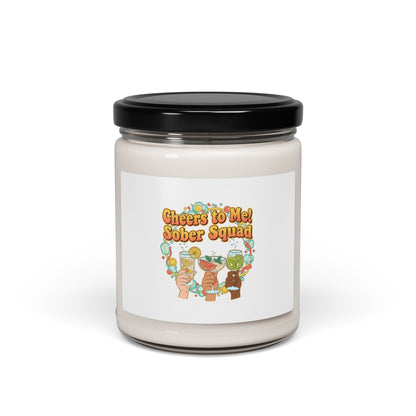 Cheers to Me Sober Squad Candle | Dry January Mocktail Scented Soy Candle