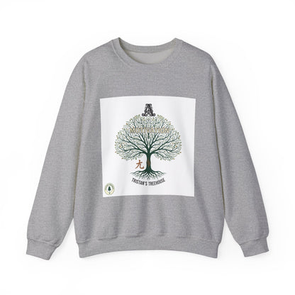Handwritten Tree Doodle Sweatshirt | sketch aesthetic, handwritten message