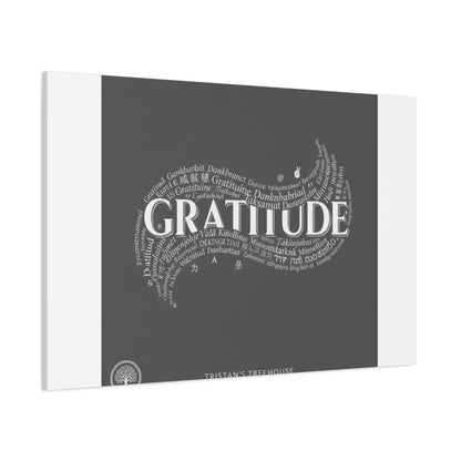 Gratitude Wall Art Matte Canvas | Tiny Treats, sweet uplifting print
