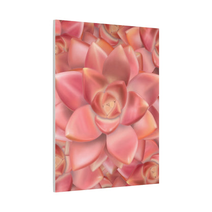 Graptosedum California Sunset Succulent Pattern Canvas Print – Botanical Wall Art