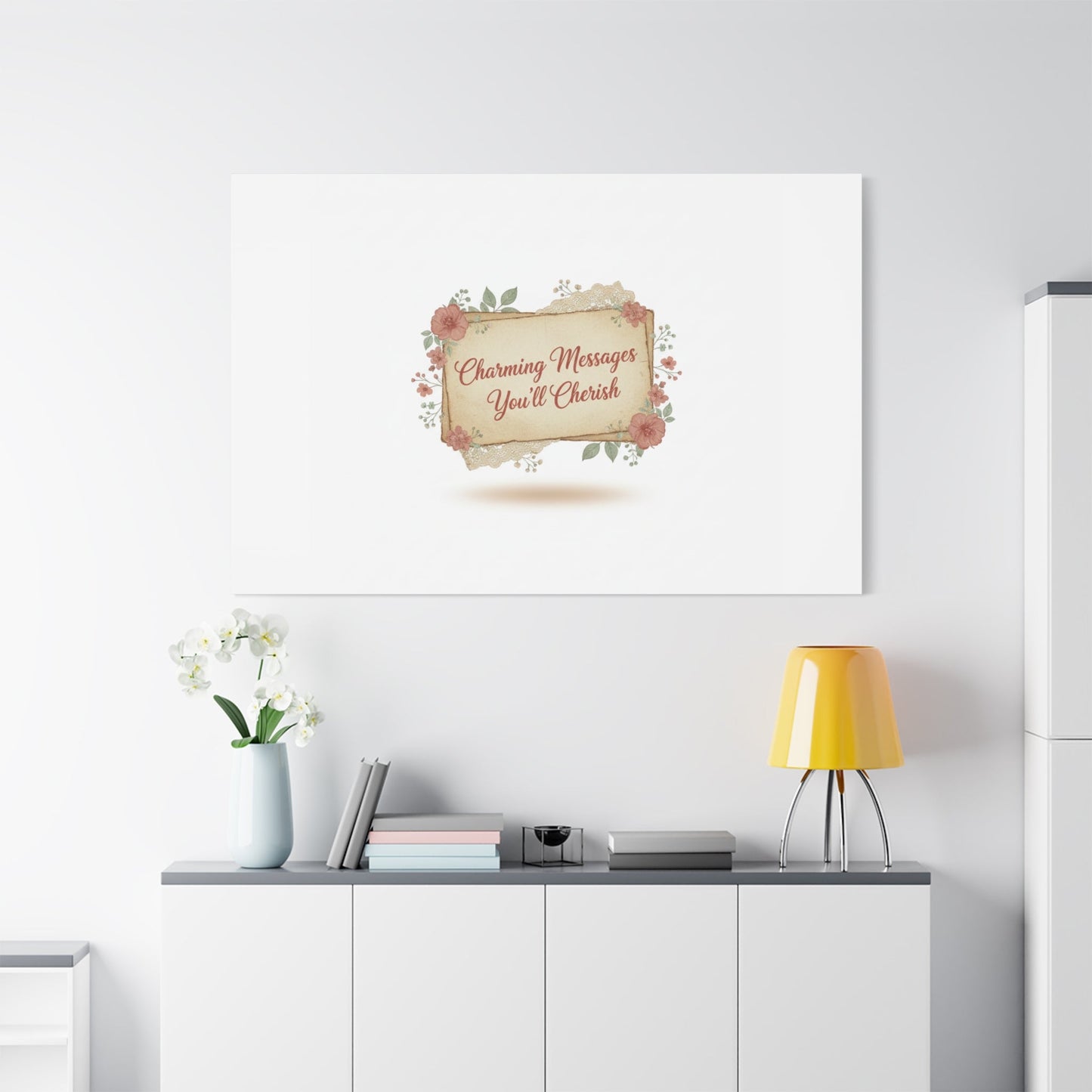 Love Letter Collage Canvas, Vintage Letter Art, Wax Seal Romance Print