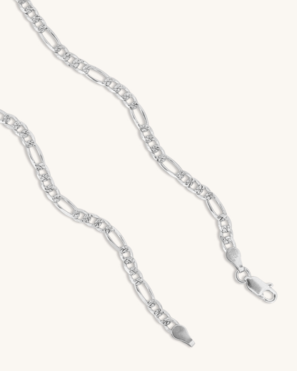 2mm Diamond Cut Figaro Chain