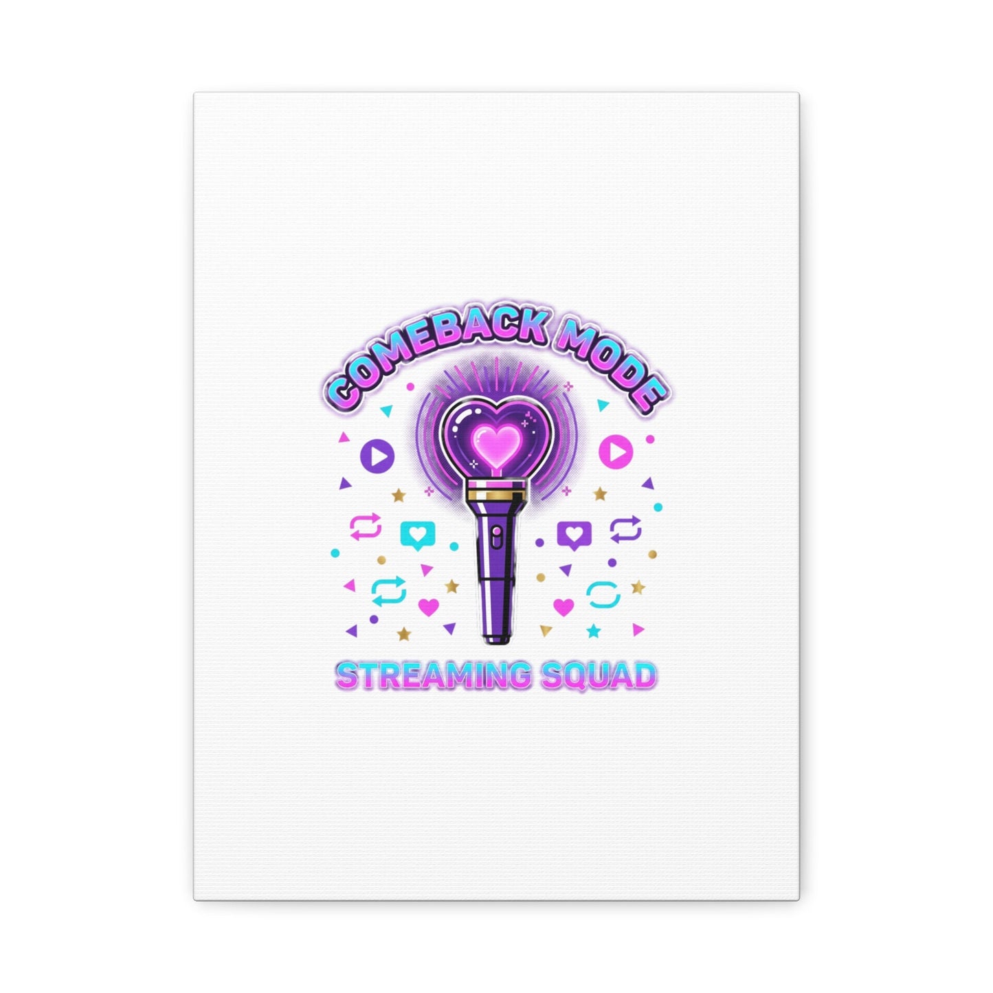 Comeback Mode Lightstick Canvas | K-pop Comeback, Streaming Squad