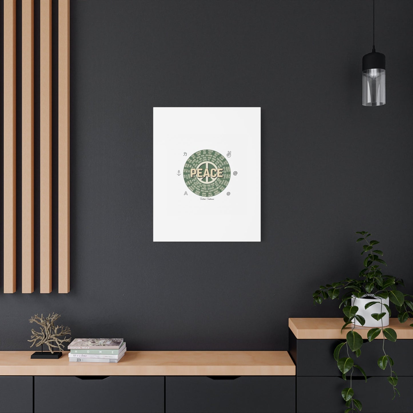 Peace doodle canvas | hand drawn sketch aesthetic, handwritten message