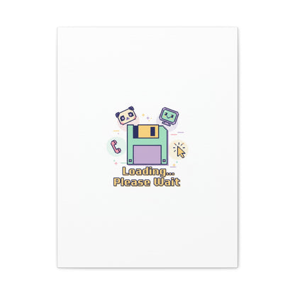Loading Please Wait Canvas | Old Internet Aesthetic, 90s Web Nostalgia