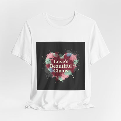 Love's Beautiful Chaos Tee | grunge heart shirt, distressed love tee