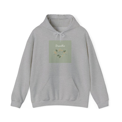 Breathe Leaf Motif Hoodie | nature vibes, forest minimal