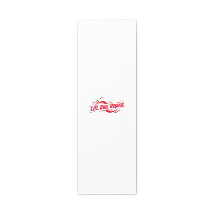 Lift Run Repeat Canvas | Fitness Wall Art, Gym Motivation