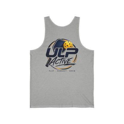 ULP Active Pickleball Tank Top Just One More Game— Play • Connect • Grow Athletic Jersey