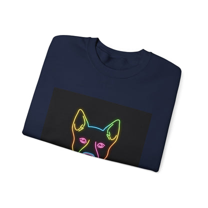 Funny Dog Meme Sweatshirt | Neon Doggo Graphic, Dog Mom Gift, Internet Dog Humor