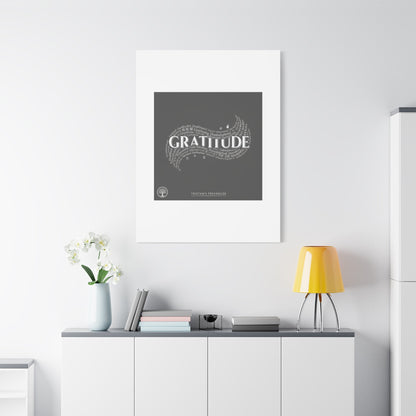 Gratitude Wall Art Matte Canvas | Tiny Treats, sweet uplifting print