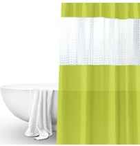 Pure color thick stitching shower curtain