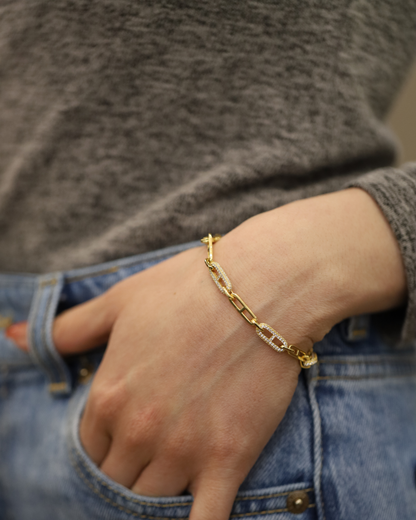 D&C Paperclip Bracelet