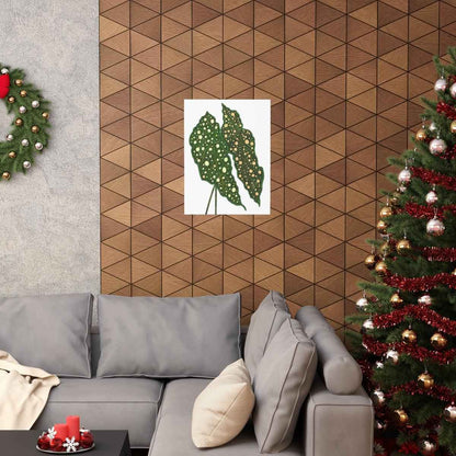 Begonia Maculata Botanical Print – Unframed Wall Art