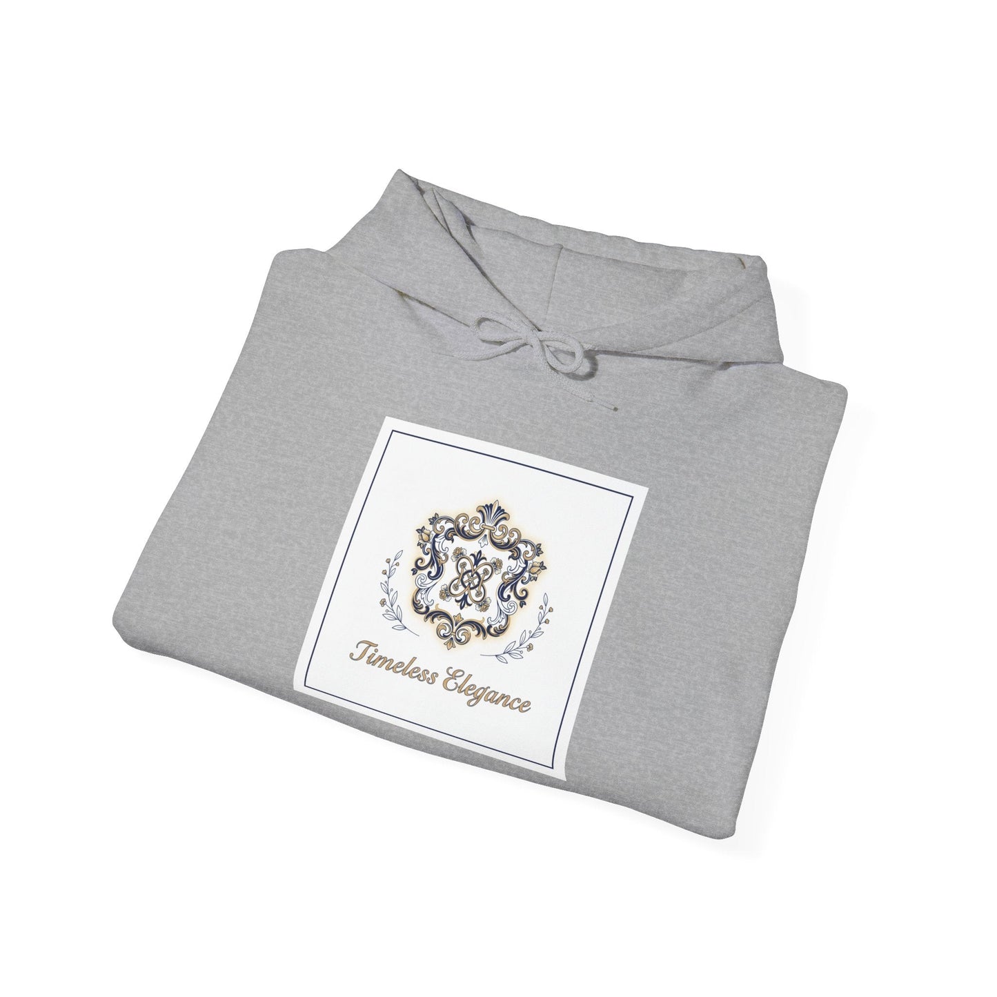 Ornate Brooch Emblem Hoodie | vintage emblem, baroque crest