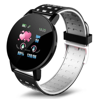 119 Plus Smart Watch - IP67 Waterproof Fitness Tracker with Heart Rate & Sleep Monitor