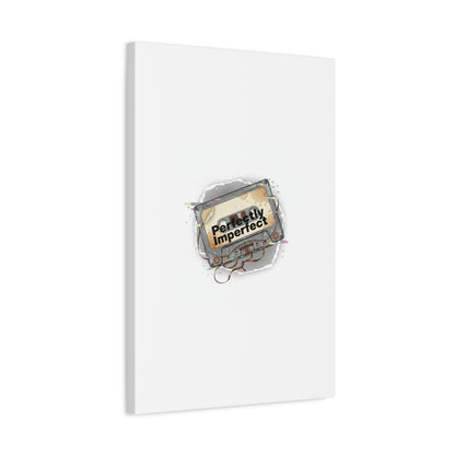 Perfectly Imperfect Cassette, Canvas Print | Analog Error, glitch art static