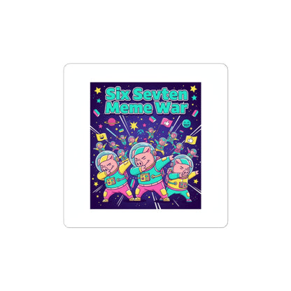 Six Sevven Meme War Sticker – Nissspelled on Purpose 😏