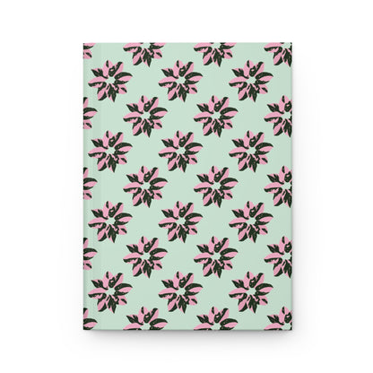 Pink Princess Philodendron Pattern Hardcover Journal