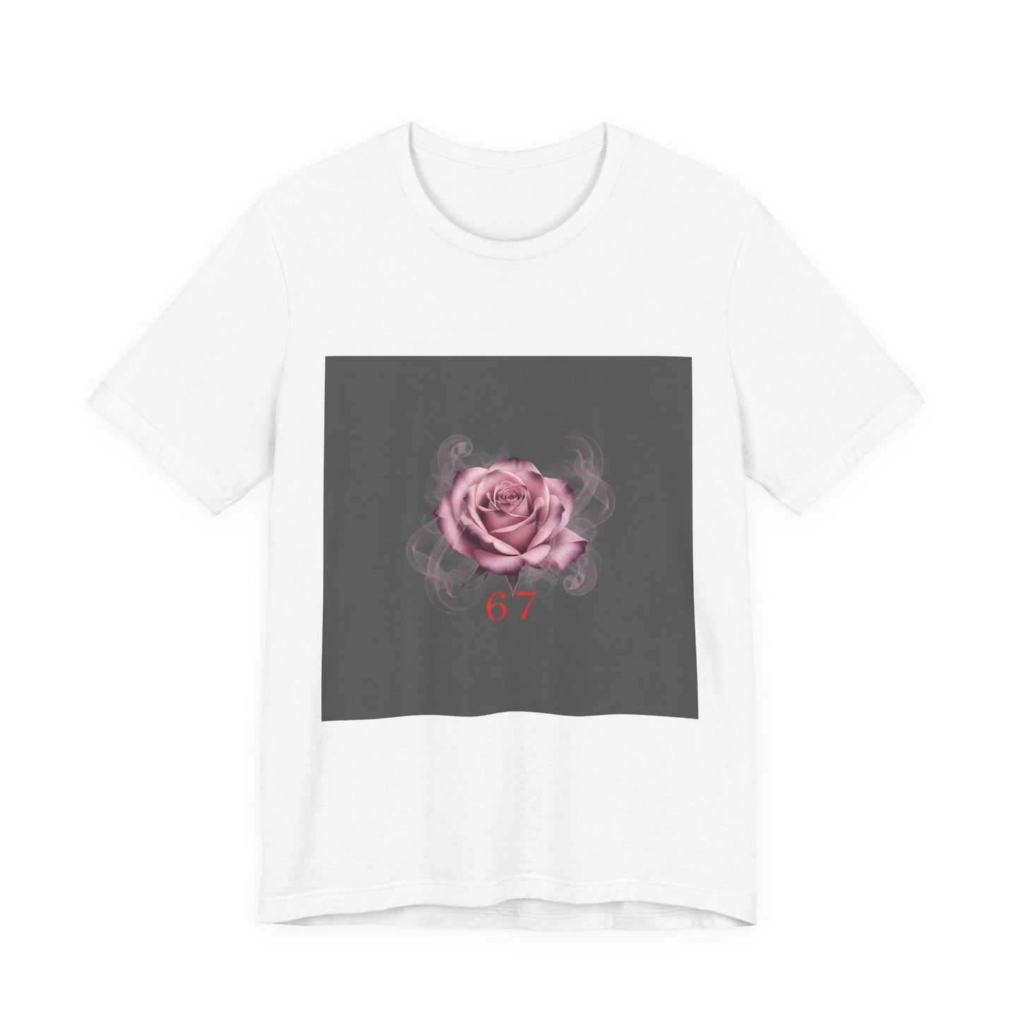 6 7 Rose Smoke Tee | Viral Valentine's Gothic Rose Shirt | 6 7 Meaning Dark Romance