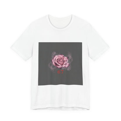 6 7 Rose Smoke Tee | Viral Valentine's Gothic Rose Shirt | 6 7 Meaning Dark Romance