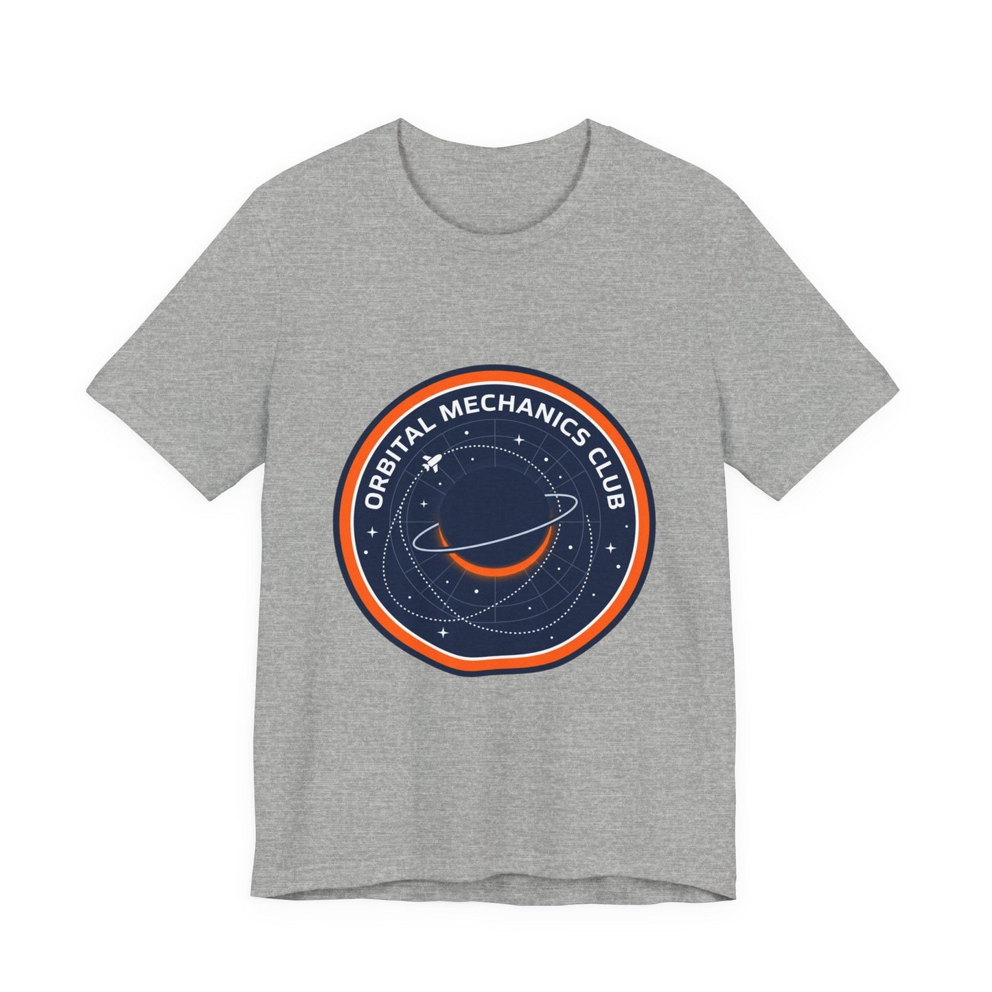 Orbital Mechanics Club Tee | mission patch, rocket science nerd