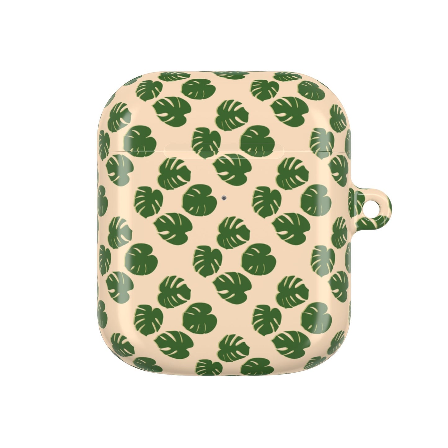 Monstera Pattern AirPod Case