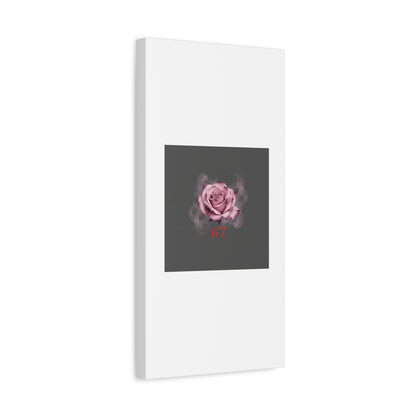 6 7 Valentine's Canvas | Viral Gothic Rose Wall Art | 6 7 Meaning Dark Romance