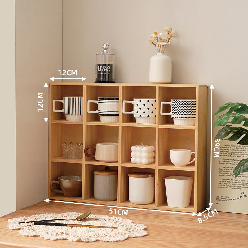 Wall-mounted Cup RackWall Decor And Storage Shelf