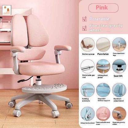 Adjustable Writing Chair Children's Study Chair Correction Sitting Seat