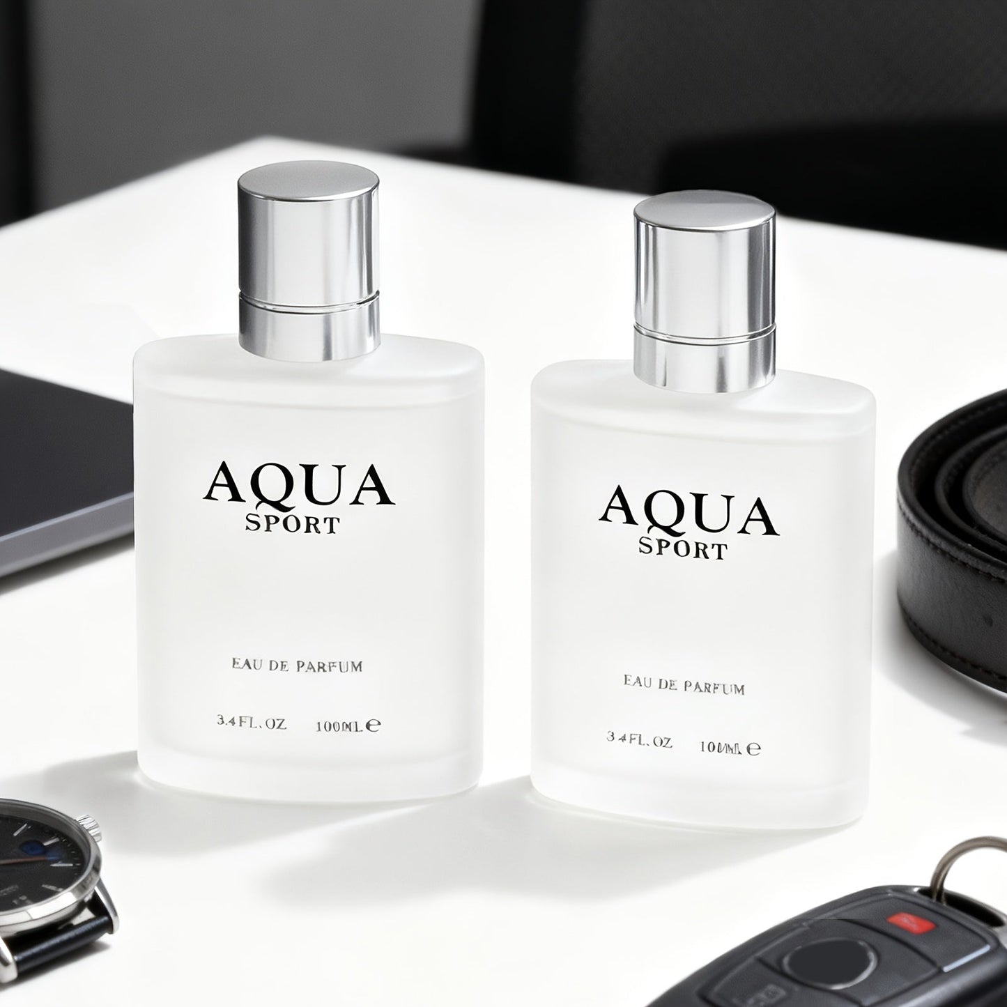 2PACK/6.76oz Men'S Aquatic Fresh Cologne Series | Energetic Citrus & Ocean Breeze Fusion With Marine Accord | All-Day Fresh Scent For Career Professionals, Fitness Enthusiasts & Social Gatherings | Men'S Premium Fragrance Set