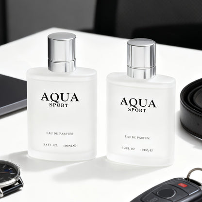2PACK/6.76oz Men'S Aquatic Fresh Cologne Series | Energetic Citrus & Ocean Breeze Fusion With Marine Accord | All-Day Fresh Scent For Career Professionals, Fitness Enthusiasts & Social Gatherings | Men'S Premium Fragrance Set